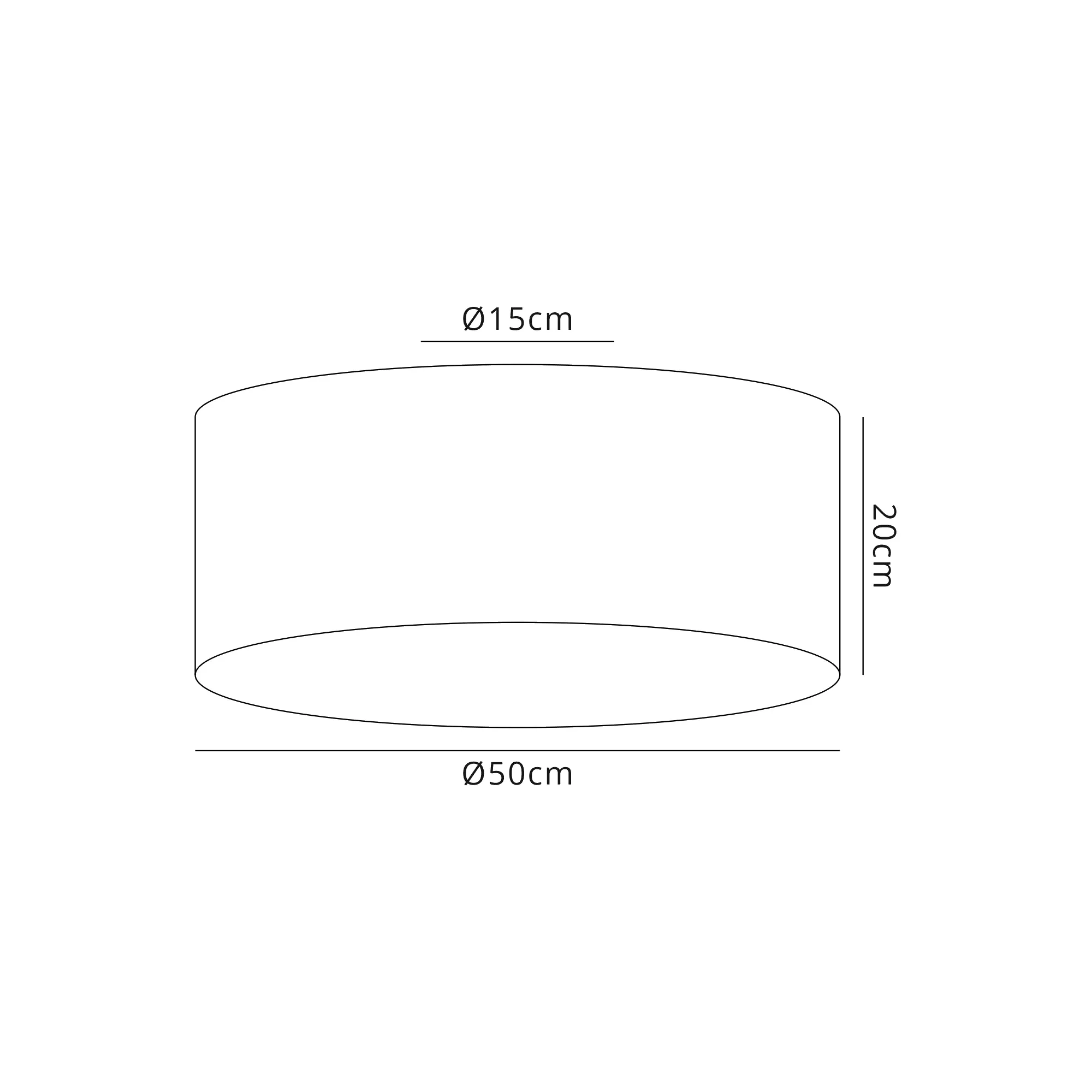 Baymont 50cm Flush 5 Light Black, Frosted Diffuser DK0634  Deco Baymont WH BL